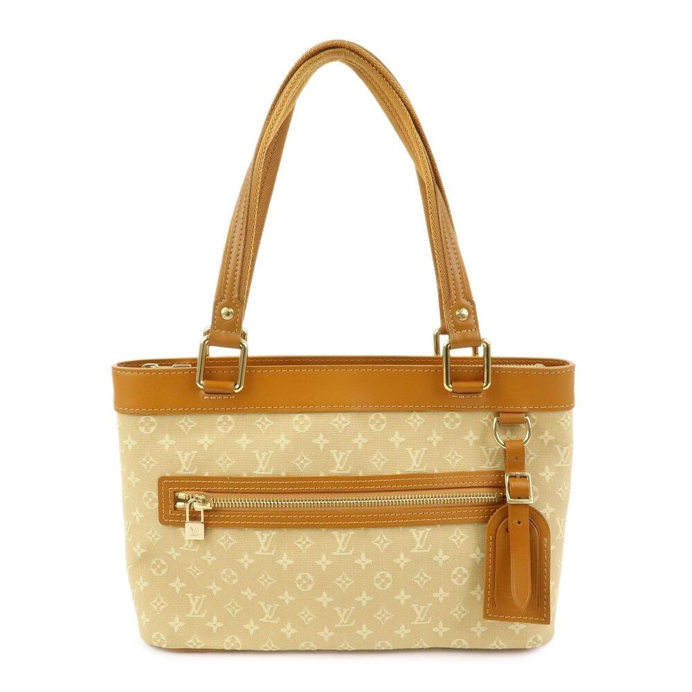 Louis Vuitton Monogram Mini Lucille PM Handbag Beige